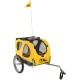 M Wave Pet Bicycle Trailer - Yellow M Wave Pet Bicycle Trailer - Yellow