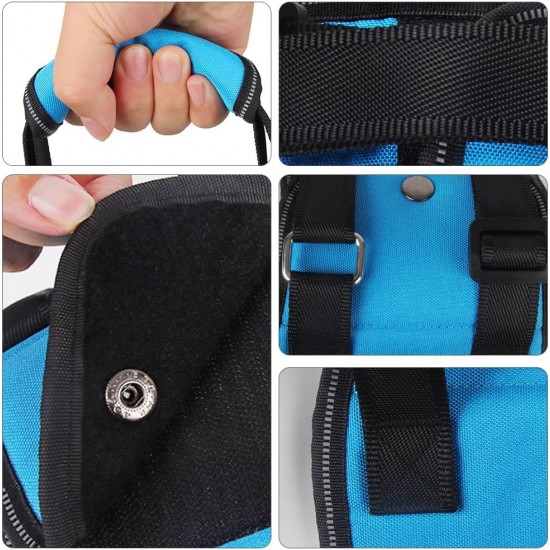MHwan Dog Carrier Dog Friendly Blue Design with Adjustable Carry Strap Dog that Provides Secure Hold for Disabled and Older Dogs When Walking, Stair Aid for Dogs MHwan Dog Carrier Dog Friendly Blue Design with Adjustable Carry Strap Dog that Provides Secure Hold for Disabled and Older Dogs When Walking, Stair Aid for Dogs