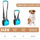 MHwan Dog Carrier Dog Friendly Blue Design with Adjustable Carry Strap Dog that Provides Secure Hold for Disabled and Older Dogs When Walking, Stair Aid for Dogs MHwan Dog Carrier Dog Friendly Blue Design with Adjustable Carry Strap Dog that Provides Secure Hold for Disabled and Older Dogs When Walking, Stair Aid for Dogs