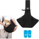 Meyagot Dog Carrier Bag, Dog Carrier Sling Dog Transport Bag Sling Dog Sling Cat Sling Carry Bag Shoulder Bag up to 5 kg with 2 Bin Liners for Pets Small Dog Cat