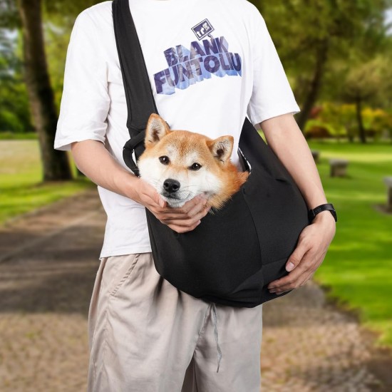 Meyagot Dog Carrier Bag, Dog Carrier Sling Dog Transport Bag Sling Dog Sling Cat Sling Carry Bag Shoulder Bag up to 5 kg with 2 Bin Liners for Pets Small Dog Cat Meyagot Dog Carrier Bag, Dog Carrier Sling Dog Transport Bag Sling Dog Sling Cat Sling Carry Bag Shoulder Bag up to 5 kg with 2 Bin Liners for Pets Small Dog Cat