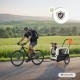 Mobiclinic®, Dog Trailer for Bicycle + Dog Pram, 2-in-1, Up to 40 kg, Waterproof Cover, 123 x 67 x 100 cm, Reflectors & Flag, 600D Oxford, for Small and Medium Dogs Mobiclinic®, Dog Trailer for Bicycle + Dog Pram, 2-in-1, Up to 40 kg, Waterproof Cover, 123 x 67 x 100 cm, Reflectors & Flag, 600D Oxford, for Small and Medium Dogs