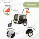 Mobiclinic®, Dog Trailer for Bicycle + Dog Pram, 2-in-1, Up to 40 kg, Waterproof Cover, 123 x 67 x 100 cm, Reflectors & Flag, 600D Oxford, for Small and Medium Dogs Mobiclinic®, Dog Trailer for Bicycle + Dog Pram, 2-in-1, Up to 40 kg, Waterproof Cover, 123 x 67 x 100 cm, Reflectors & Flag, 600D Oxford, for Small and Medium Dogs