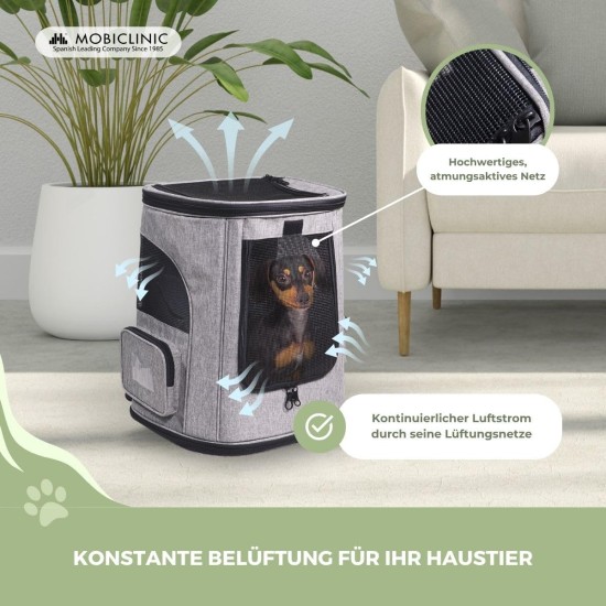 Mobiclinic® Pets Pet Backpack, Thor, Foldable, Mesh Window, Accessory Pockets, Multi-Access, Double Handle, European Brand, Adjustable, 30 x 25 x 40 cm, Carry Bag for Cats and Dogs Mobiclinic® Pets Pet Backpack, Thor, Foldable, Mesh Window, Accessory Pockets, Multi-Access, Double Handle, European Brand, Adjustable, 30 x 25 x 40 cm, Carry Bag for Cats and Dogs