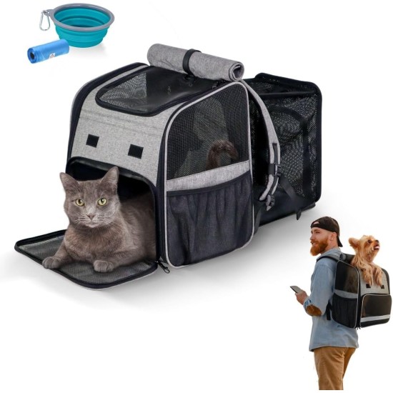 Mobiclinic® Pets, Tula Pet Backpack, Foldable, Ventilation, Includes Lining and Bag, Multiple Access, Adjustable, 37 x 29 x 37.5 cm, European Brand, Carry Bag for Cats and Dogs Mobiclinic® Pets, Tula Pet Backpack, Foldable, Ventilation, Includes Lining and Bag, Multiple Access, Adjustable, 37 x 29 x 37.5 cm, European Brand, Carry Bag for Cats and Dogs