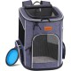 Morpilot Backpack for Cats, Dogs and Puppies, Breathable and Foldable Pet Backpack with Internal Safety Belt (13 x 11 x 16.5 cm) + Foldable Dog Bowl Morpilot Backpack for Cats, Dogs and Puppies, Breathable and Foldable Pet Backpack with Internal Safety Belt (13 x 11 x 16.5 cm) + Foldable Dog Bowl