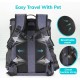 Morpilot Expandable Cat Backpack Large Cats Dog Backpack up to 8 kg Cat Backpack Large for Cats and Small Dogs Foldable with Inner Safety Lead and Pet Mat Morpilot Expandable Cat Backpack Large Cats Dog Backpack up to 8 kg Cat Backpack Large for Cats and Small Dogs Foldable with Inner Safety Lead and Pet Mat