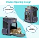 Morpilot Expandable Cat Backpack Large Cats Dog Backpack up to 8 kg Cat Backpack Large for Cats and Small Dogs Foldable with Inner Safety Lead and Pet Mat Morpilot Expandable Cat Backpack Large Cats Dog Backpack up to 8 kg Cat Backpack Large for Cats and Small Dogs Foldable with Inner Safety Lead and Pet Mat