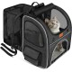 Morpilot Expandable Cat Backpack Large Cats Dog Backpack up to 8 kg Cat Backpack Large for Cats and Small Dogs Foldable with Inner Safety Lead and Pet Mat Morpilot Expandable Cat Backpack Large Cats Dog Backpack up to 8 kg Cat Backpack Large for Cats and Small Dogs Foldable with Inner Safety Lead and Pet Mat