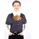 NATUYA Dog Carrier, Small Dog Carrier, Lightweight Hands-Free Puppy Carrier, Anti-Anxiety Cat Sling, Adjustable Size, Premium Dog Carrier, Sling Warp (Drak Grey) NATUYA Dog Carrier, Small Dog Carrier, Lightweight Hands-Free Puppy Carrier, Anti-Anxiety Cat Sling, Adjustable Size, Premium Dog Carrier, Sling Warp (Drak Grey)