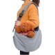 Namvo Dog Harness, Pet Shoulder Bag, Travel Pet Carrier Bag, Pet Harness, Adjustable Padded Shoulder Strap, Front Pocket, Canvas Shoulder Bag for Dogs and Cats (Grey) Namvo Dog Harness, Pet Shoulder Bag, Travel Pet Carrier Bag, Pet Harness, Adjustable Padded Shoulder Strap, Front Pocket, Canvas Shoulder Bag for Dogs and Cats (Grey)