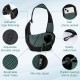 NiCoLa Puppy Sling Dog Carrier Bag Puppy Sling for Small Breed Dogs Black Breathable Hands-Free Travel Shopping Hiking Riding Outdoor NiCoLa Puppy Sling Dog Carrier Bag Puppy Sling for Small Breed Dogs Black Breathable Hands-Free Travel Shopping Hiking Riding Outdoor