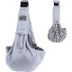 NiCoLa Puppy Sling Dog Carrier, Puppy Towel for Chihuahua, Poodle, Bichon Frise, Cats & Other Pets, Shopping Malls, Hospitals, Parks, Subway, Travel, Outdoor, Grey/Black NiCoLa Puppy Sling Dog Carrier, Puppy Towel for Chihuahua, Poodle, Bichon Frise, Cats & Other Pets, Shopping Malls, Hospitals, Parks, Subway, Travel, Outdoor, Grey/Black