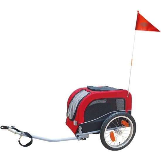 Nobby 62395 Senlima S Bicycle Trailer W 53 x H 60 x L 60/117 cm up to 15 kg Nobby 62395 Senlima S Bicycle Trailer W 53 x H 60 x L 60/117 cm up to 15 kg