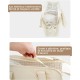 ONECUTE Cat Dog Puppy Carrier Bag Breathable Foldable Travel Bag Shoulder Bag Handbag for Small Pets Load up to 3kg (Small, Beige)