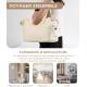 ONECUTE Cat Dog Puppy Carrier Bag Breathable Foldable Travel Bag Shoulder Bag Handbag for Small Pets Load up to 3kg (Small, Beige)
