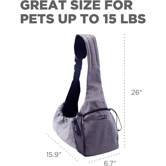 Outward Hound PupPak Dog Carrier, Grey, One Size Outward Hound PupPak Dog Carrier, Grey, One Size