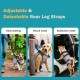 Ownpets Carrying Aid Harness, Lifting Harness for Medium Dogs, Sling for Medium Dogs, Full Body Harness, Dog Carry Bag with Shoulder Strap, Soft, Waterproof, Adjustable, Grey, XL