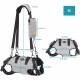 Ownpets Carrying Aid Harness, Lifting Harness for Medium Dogs, Sling for Medium Dogs, Full Body Harness, Dog Carry Bag with Shoulder Strap, Soft, Waterproof, Adjustable, Grey, XL