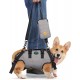 Ownpets Carrying Aid Harness, Lifting Harness for Medium Dogs, Sling for Medium Dogs, Full Body Harness, Dog Carry Bag with Shoulder Strap, Soft, Waterproof, Adjustable, Grey, XL