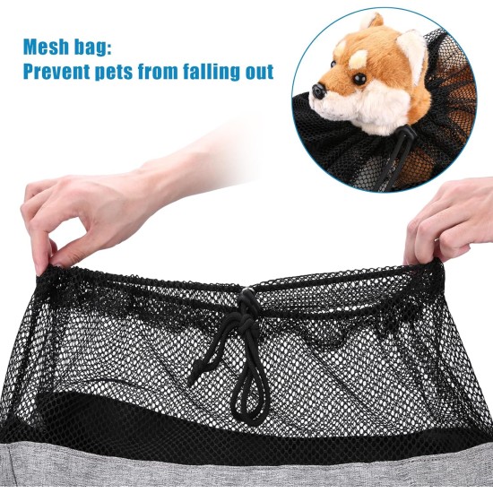 Ownpets Dog Carrier Bag, Large Dog Bag up to 11 kg, Dog Sling Reversible and Hands-Free Dog Bag with Adjustable Strap and Shoulder Pad for Outdoor Use Ownpets Dog Carrier Bag, Large Dog Bag up to 11 kg, Dog Sling Reversible and Hands-Free Dog Bag with Adjustable Strap and Shoulder Pad for Outdoor Use