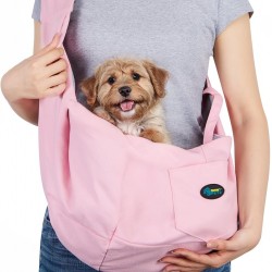 Ownpets Dog Carrier Bag up to 11 kg, Dog Carrier with Adjustable Shoulder Strap, Approx. 30 cm Deep and 33 cm Wide, Pink Ownpets Dog Carrier Bag up to 11 kg, Dog Carrier with Adjustable Shoulder Strap, Approx. 30 cm Deep and 33 cm Wide, Pink