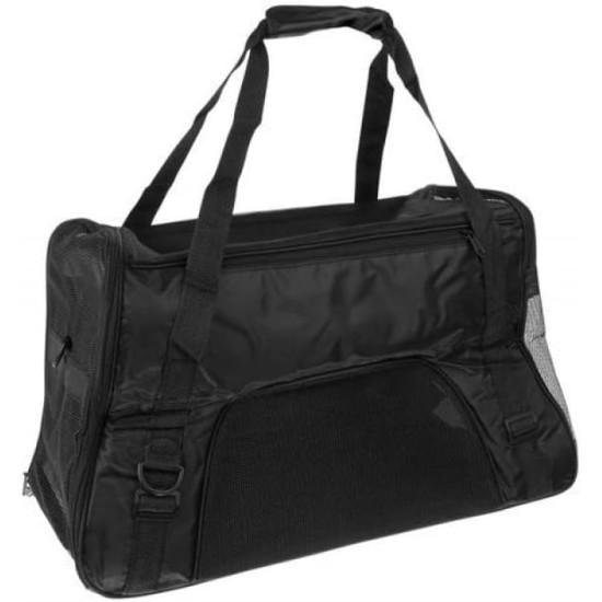 PARENCE Cat Dog Small Kitten Puppy Soft Foldable with Reinforced Mat Travel on Plane Car Train Black BCKHTCC524 PARENCE Cat Dog Small Kitten Puppy Soft Foldable with Reinforced Mat Travel on Plane Car Train Black BCKHTCC524