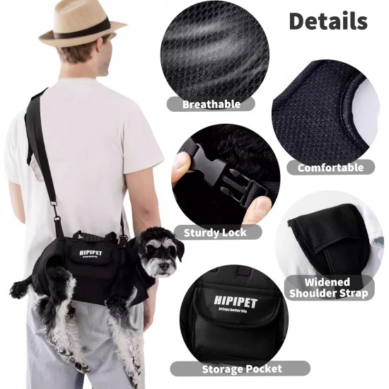 PETCUTE 4-in-1 Dog Carry Bag, Lifting Harness for Large Dogs, Breathable Pet Shoulder Bag, Transport Bag for Small Puppies, Pet Carry Bag with Shoulder Strap, for Outdoor Walks PETCUTE 4-in-1 Dog Carry Bag, Lifting Harness for Large Dogs, Breathable Pet Shoulder Bag, Transport Bag for Small Puppies, Pet Carry Bag with Shoulder Strap, for Outdoor Walks