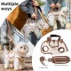PETCUTE 4-in-1 Dog Carry Bag, Lifting Harness for Large Dogs, Breathable Pet Shoulder Bag, Transport Bag for Small Puppies, Pet Carry Bag with Shoulder Strap, for Outdoor Walks PETCUTE 4-in-1 Dog Carry Bag, Lifting Harness for Large Dogs, Breathable Pet Shoulder Bag, Transport Bag for Small Puppies, Pet Carry Bag with Shoulder Strap, for Outdoor Walks
