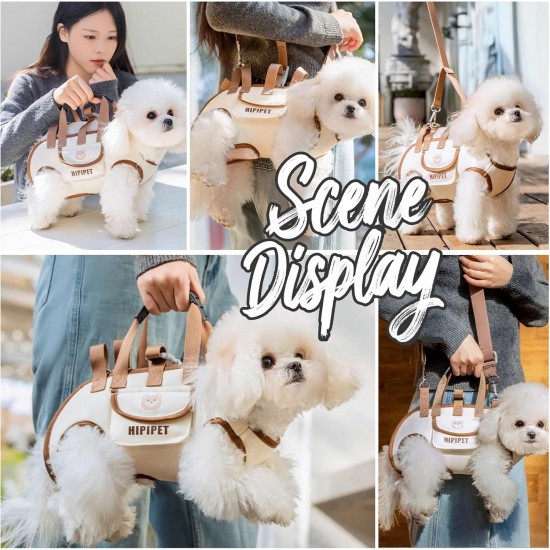 PETCUTE 4-in-1 Dog Carry Bag, Lifting Harness for Large Dogs, Breathable Pet Shoulder Bag, Transport Bag for Small Puppies, Pet Carry Bag with Shoulder Strap, for Outdoor Walks PETCUTE 4-in-1 Dog Carry Bag, Lifting Harness for Large Dogs, Breathable Pet Shoulder Bag, Transport Bag for Small Puppies, Pet Carry Bag with Shoulder Strap, for Outdoor Walks