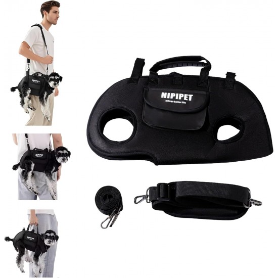 PETCUTE 4-in-1 Dog Carry Bag, Lifting Harness for Large Dogs, Breathable Pet Shoulder Bag, Transport Bag for Small Puppies, Pet Carry Bag with Shoulder Strap, for Outdoor Walks PETCUTE 4-in-1 Dog Carry Bag, Lifting Harness for Large Dogs, Breathable Pet Shoulder Bag, Transport Bag for Small Puppies, Pet Carry Bag with Shoulder Strap, for Outdoor Walks