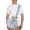 PETCUTE Adjustable Sling Dog Cat Dog Bag Puppy Shoulder Bag with Safety Lead, Dog Carrier Bag with Front Pocket, Adjustable Shoulder Strap, Pet Carry Bag for Outdoor Use PETCUTE Adjustable Sling Dog Cat Dog Bag Puppy Shoulder Bag with Safety Lead, Dog Carrier Bag with Front Pocket, Adjustable Shoulder Strap, Pet Carry Bag for Outdoor Use