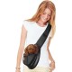 PETCUTE Carry Bag Dog Bag for Small Dogs Portable Hands Free Dog Carrier Puppy Breathable Mesh Transport Bag 9 kg Black