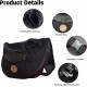PETCUTE Carry Bag Dog Bag for Small Dogs Portable Hands Free Dog Carrier Puppy Breathable Mesh Transport Bag 9 kg Red