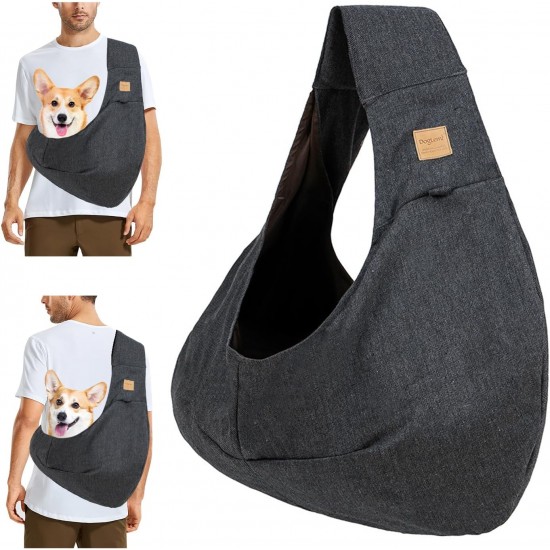 PETCUTE Dog Bag for Small Dogs up to 6 kg, Hands-Free, Breathable, Dog Carry Bag with Bag, Safety Belt, Dog Shoulder Bag for Pets, Dogs, Cats, for Walking Outdoor Activities PETCUTE Dog Bag for Small Dogs up to 6 kg, Hands-Free, Breathable, Dog Carry Bag with Bag, Safety Belt, Dog Shoulder Bag for Pets, Dogs, Cats, for Walking Outdoor Activities