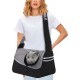 PETCUTE Dog Carrier Bag, Adjustable Dog Carrier with Collar Hooks and Pockets, Breathable Sling Dog Pet Shoulder Bag Dog Carry Bag for Small Dogs up to 5 kg PETCUTE Dog Carrier Bag, Adjustable Dog Carrier with Collar Hooks and Pockets, Breathable Sling Dog Pet Shoulder Bag Dog Carry Bag for Small Dogs up to 5 kg
