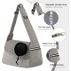 PETCUTE Dog Carrier Bag, Adjustable Dog Carrier with Collar Hooks and Pockets, Breathable Sling Dog Pet Shoulder Bag Dog Carry Bag for Small Dogs up to 5 kg PETCUTE Dog Carrier Bag, Adjustable Dog Carrier with Collar Hooks and Pockets, Breathable Sling Dog Pet Shoulder Bag Dog Carry Bag for Small Dogs up to 5 kg