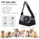 PETCUTE Dog Carrier Bag, Adjustable Dog Carrier with Collar Hooks and Pockets, Breathable Sling Dog Pet Shoulder Bag Dog Carry Bag for Small Dogs up to 5 kg PETCUTE Dog Carrier Bag, Adjustable Dog Carrier with Collar Hooks and Pockets, Breathable Sling Dog Pet Shoulder Bag Dog Carry Bag for Small Dogs up to 5 kg