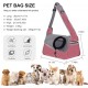 PETCUTE Dog Carrier Bag, Adjustable Dog Carrier with Collar Hooks and Pockets, Breathable Sling Dog Pet Shoulder Bag Dog Carry Bag for Small Dogs up to 5 kg PETCUTE Dog Carrier Bag, Adjustable Dog Carrier with Collar Hooks and Pockets, Breathable Sling Dog Pet Shoulder Bag Dog Carry Bag for Small Dogs up to 5 kg