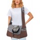 PETCUTE Dog Carrier Bag, Adjustable Dog Carrier with Collar Hooks and Pockets, Breathable Sling Dog Pet Shoulder Bag Dog Carry Bag for Small Dogs up to 5 kg PETCUTE Dog Carrier Bag, Adjustable Dog Carrier with Collar Hooks and Pockets, Breathable Sling Dog Pet Shoulder Bag Dog Carry Bag for Small Dogs up to 5 kg