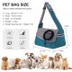 PETCUTE Dog Carrier Bag, Adjustable Dog Carrier with Collar Hooks and Pockets, Breathable Sling Dog Pet Shoulder Bag Dog Carry Bag for Small Dogs up to 5 kg PETCUTE Dog Carrier Bag, Adjustable Dog Carrier with Collar Hooks and Pockets, Breathable Sling Dog Pet Shoulder Bag Dog Carry Bag for Small Dogs up to 5 kg
