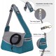 PETCUTE Dog Carrier Bag, Adjustable Dog Carrier with Collar Hooks and Pockets, Breathable Sling Dog Pet Shoulder Bag Dog Carry Bag for Small Dogs up to 5 kg PETCUTE Dog Carrier Bag, Adjustable Dog Carrier with Collar Hooks and Pockets, Breathable Sling Dog Pet Shoulder Bag Dog Carry Bag for Small Dogs up to 5 kg