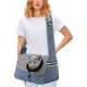 PETCUTE Dog Carrier Bag, Adjustable Dog Carrier with Collar Hooks and Pockets, Breathable Sling Dog Pet Shoulder Bag Dog Carry Bag for Small Dogs up to 5 kg PETCUTE Dog Carrier Bag, Adjustable Dog Carrier with Collar Hooks and Pockets, Breathable Sling Dog Pet Shoulder Bag Dog Carry Bag for Small Dogs up to 5 kg