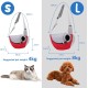 PETCUTE Dog Carrier Bag, Adjustable Transport Bag for Pets, Puppies Shoulder Bag for Outdoor Travel, Breathable Pet Carrier Bag with Safety Lead, Up to 4 kg, Black, S PETCUTE Dog Carrier Bag, Adjustable Transport Bag for Pets, Puppies Shoulder Bag for Outdoor Travel, Breathable Pet Carrier Bag with Safety Lead, Up to 4 kg, Black, S