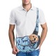 PETCUTE Dog Carrier Bag, Adjustable Transport Bag for Pets, Puppies Shoulder Bag for Outdoor Travel, Breathable Pet Carrier Bag with Safety Lead, Up to 4 kg, Black, S PETCUTE Dog Carrier Bag, Adjustable Transport Bag for Pets, Puppies Shoulder Bag for Outdoor Travel, Breathable Pet Carrier Bag with Safety Lead, Up to 4 kg, Black, S