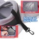 PETCUTE Dog Carrier Bag, Adjustable Transport Bag for Pets, Puppies Shoulder Bag for Outdoor Travel, Breathable Pet Carrier Bag with Safety Lead, Up to 4 kg, Black, S PETCUTE Dog Carrier Bag, Adjustable Transport Bag for Pets, Puppies Shoulder Bag for Outdoor Travel, Breathable Pet Carrier Bag with Safety Lead, Up to 4 kg, Black, S