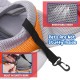 PETCUTE Dog Carrier Bag, Adjustable Transport Bag for Pets, Puppies Shoulder Bag for Outdoor Travel, Breathable Pet Carrier Bag with Safety Lead, Up to 4 kg, Black, S PETCUTE Dog Carrier Bag, Adjustable Transport Bag for Pets, Puppies Shoulder Bag for Outdoor Travel, Breathable Pet Carrier Bag with Safety Lead, Up to 4 kg, Black, S
