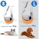PETCUTE Dog Carrier Bag, Adjustable Transport Bag for Pets, Puppies Shoulder Bag for Outdoor Travel, Breathable Pet Carrier Bag with Safety Lead, Up to 4 kg, Black, S PETCUTE Dog Carrier Bag, Adjustable Transport Bag for Pets, Puppies Shoulder Bag for Outdoor Travel, Breathable Pet Carrier Bag with Safety Lead, Up to 4 kg, Black, S