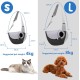 PETCUTE Dog Carrier Bag, Adjustable Transport Bag for Pets, Puppies Shoulder Bag for Outdoor Travel, Breathable Pet Carrier Bag with Safety Lead, Up to 4 kg, Black, S PETCUTE Dog Carrier Bag, Adjustable Transport Bag for Pets, Puppies Shoulder Bag for Outdoor Travel, Breathable Pet Carrier Bag with Safety Lead, Up to 4 kg, Black, S