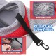 PETCUTE Dog Carrier Bag, Adjustable Transport Bag for Pets, Puppies Shoulder Bag for Outdoor Travel, Breathable Pet Carrier Bag with Safety Lead, Up to 4 kg, Black, S PETCUTE Dog Carrier Bag, Adjustable Transport Bag for Pets, Puppies Shoulder Bag for Outdoor Travel, Breathable Pet Carrier Bag with Safety Lead, Up to 4 kg, Black, S